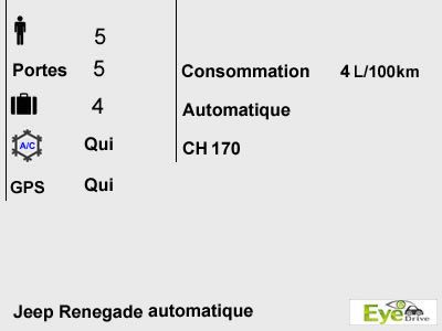 Jeep Renegade automatic FR